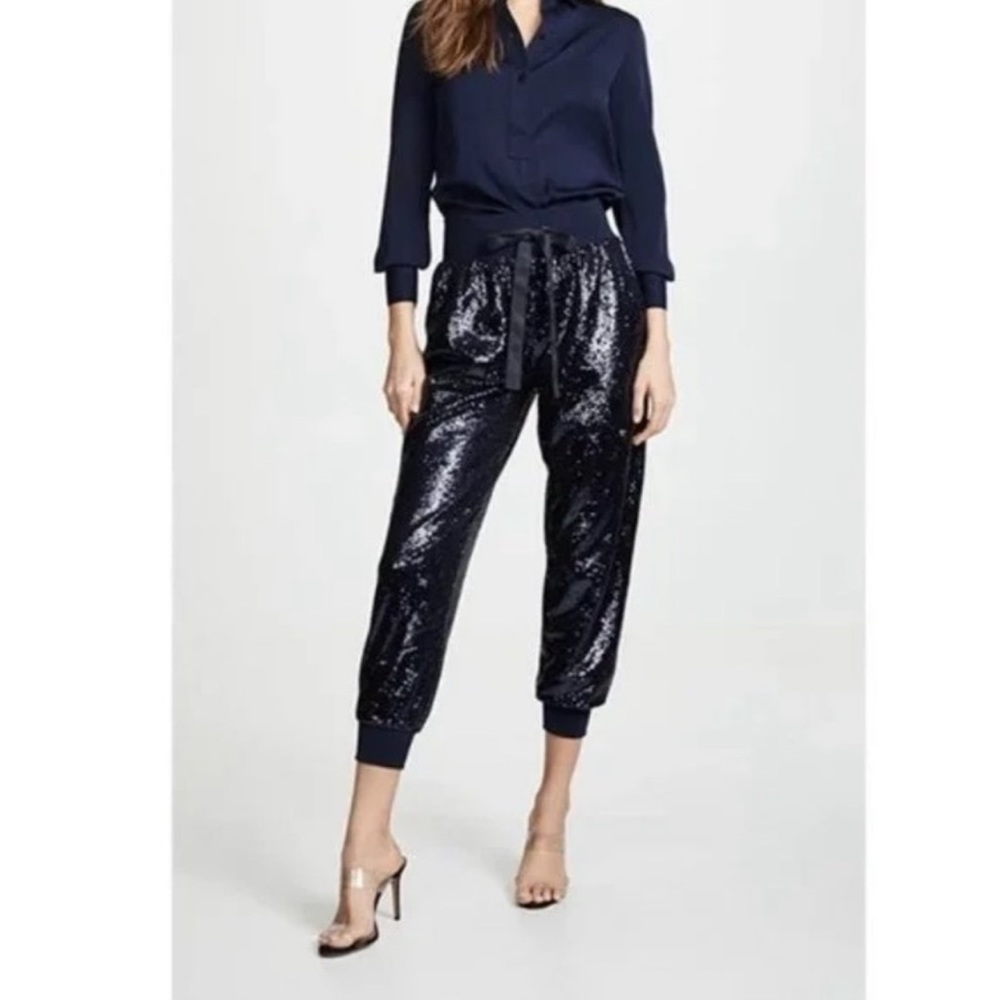Cinq a Sept Giles Sequin Joggers
All over sequins